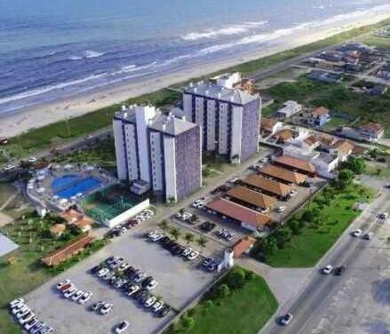 Resort Cambuhy Apto frente ao mar piscina academia esportes-não tem roupa cama e banho Matinhos Exterior foto
